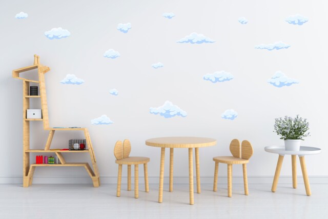 Cloud Wall Stickers - Decals Decor Nursery Thevinylcreations Playroom Art