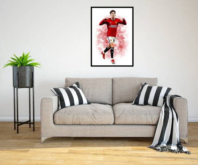Alejandro Garnacho 2023/24 Digital Art Print - On Foamex Board Or Photo Paper