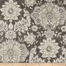 "Pair 25 Or 50"" Wide Rod Cafe Curtains Panels Drapes Magnolia Belmont Floral Damask 24 63 72 84 96 108" - thumbnail 3