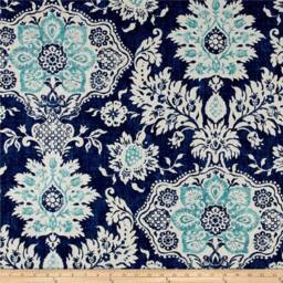 "Pair 25 Or 50"" Wide Rod Cafe Curtains Panels Drapes Magnolia Belmont Floral Damask 24 63 72 84 96 108" - thumbnail 2