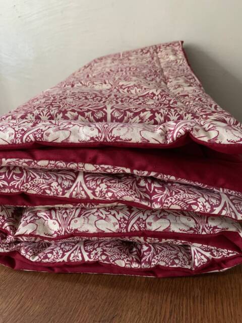 William Morris Brer Rabbit Throw/Blanket, Mother's Day Gift, Victorian/Traditional Decor - image 1