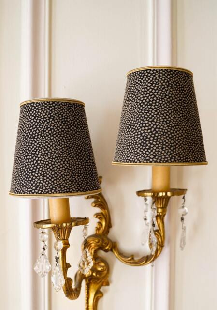 "Clip-On Lampshade ""Coffee Beans" - image 1