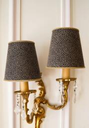 "Clip-On Lampshade ""Coffee Beans" - thumbnail 1