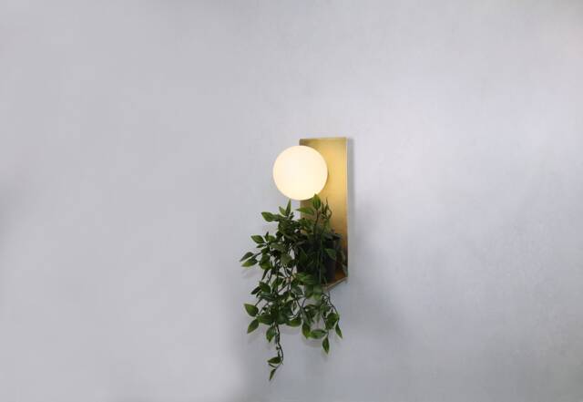 Wall Lamp With Tray - Vanity Light Modern Sconce Black Lights- Mid Century Fixture - image 1