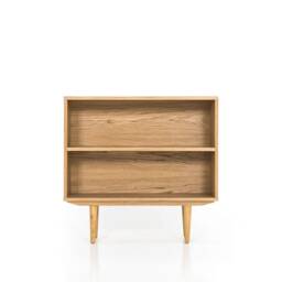 Bookcase, Bookshelf Made Of Oak Vaneer - Livlo D-R05