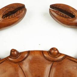 Crab Wall Decor, Hangings Art, Wood Carving, Nautical, Beach Kitchen Restaurant Gift For Dad, Birthday - thumbnail 3