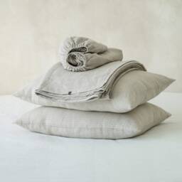 Handmade Linen Sheet Set, Soft Breathable Bedding