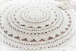 Carpet - Minoux 150 cm in White - thumbnail 1
