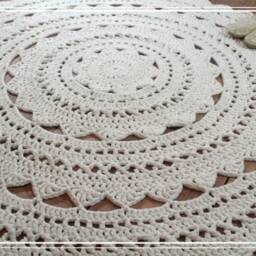 Carpet - Minoux 150 cm in White - thumbnail 4