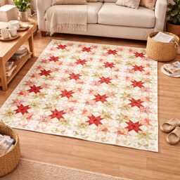 "Autumn Breeze Quilt Pattern - Patchwork Throw - 66"" X 82" - thumbnail 3