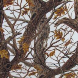 Camo Large Fleece Blanket in Brown & White/Natural - thumbnail 4
