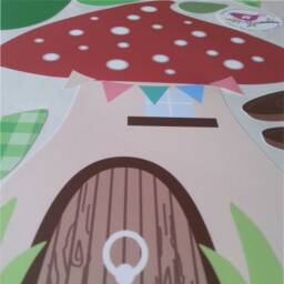Fairy Tree Wall Decals Magical Nursery Decor, Woodland Stencil - thumbnail 3