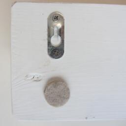Distressed Matt White Shabby Chic Key Holder With Shelf/Entryway Rack Kitchen Organizer Hooks - thumbnail 4