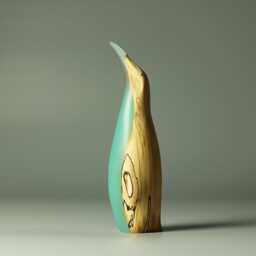 Duo Penguin Sculpture - S(214 - thumbnail 1