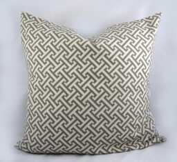 Waverly -Cross Section Charcoal, Grey - Decorative Pillow Cushion Covers Accent Throw - thumbnail 1