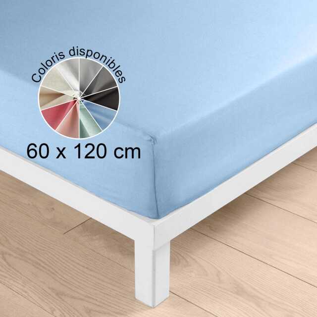 60x120 cm Cotton Fitted Sheet Oeko-Tex Fabric - image 1