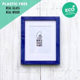 Blue Picture Frames - Photo Frame A2, A3, A4, A5, 5x5, 5x7, 6x6, 6x8 , 8x10, 11x14 Handmade in UK High Quality - thumbnail 3