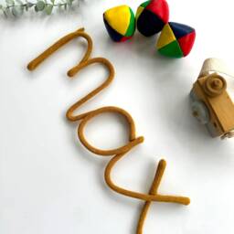 Personalised Large Wall Wire Name Sign, Name Art, Nursery Decor, Playroom Sign, Baby Sign - thumbnail 2