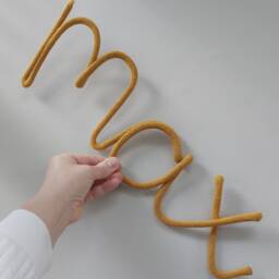Personalised Large Wall Wire Name Sign, Name Art, Nursery Decor, Playroom Sign, Baby Sign - thumbnail 3