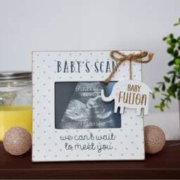 Personalised Engraved Baby Scan Photo Frame - Announcement New Parents To Be Gift Shower Pregnancy - thumbnail 3