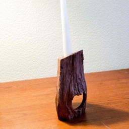 Log Candle Holder, - Rustic Wood Candle Holder-Gift Holder, Recycled, Reclaimed, Rustic Home Decor - thumbnail 3