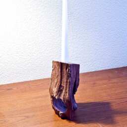 Log Candle Holder, - Rustic Wood Candle Holder-Gift Holder, Recycled, Reclaimed, Rustic Home Decor - thumbnail 4