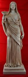 Persephone Queen Of The Underworld Vegetation Goddess Statue Greek Big Size 25 Inch - thumbnail 2