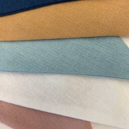 Linen Bunting - Unisex Nursery Baby Shower Decor Wall Hanging Room Birthday Garland Neutral - thumbnail 3