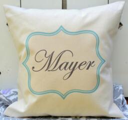 Personalized Baby Pillow, Boys Newborn Gift, Boys New Boy Name Gift Idea - thumbnail 1