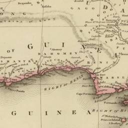 Map Of Africa - Huge Antique Reproduction Gicl??e Gigantic Atlas Reprint African - thumbnail 3