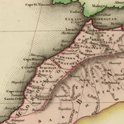 Map Of Africa - Huge Antique Reproduction Gicl??e Gigantic Atlas Reprint African - thumbnail 2