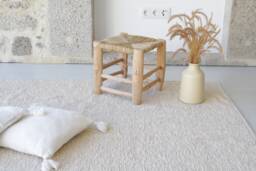 Large Beige Rug 140x200cm, Rug For Bedroom, Carpet, Living Room, Area Rug, Nursery Kids Ecru Neutral Color