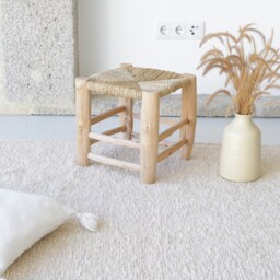 Large Beige Rug 140x200cm, Rug For Bedroom, Carpet, Living Room, Area Rug, Nursery Kids Ecru Neutral Color - thumbnail 4