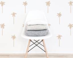 Palm Tree Wall Decals - Modern Stickers, Boho Nursery Decor, Kids Room Art, Minimalist Home Decor - thumbnail 1