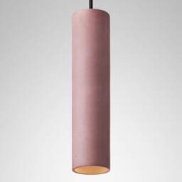 Pendant Minimalist Concrete Lamp Cromia Trio in Burgundy, Light Grey & Pink - thumbnail 3