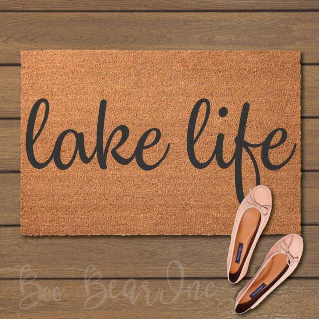 Lake Life Doormat - Welcome Mats- Fun Doormats Customized Door Mats