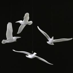 Pelican Mobile Kinetic By John Perry - 4 Birds 6In Wingspan. Assembly Required - thumbnail 2