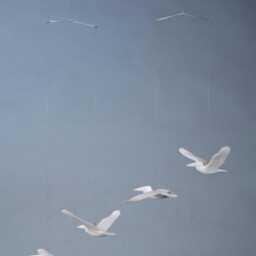 Pelican Mobile Kinetic By John Perry - 4 Birds 6In Wingspan. Assembly Required - thumbnail 4