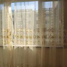 Custom Noren Voile Embroidered Vintage Sheer Curtains For Living Room & Bedroom - thumbnail 3