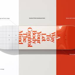 Skateboard Decks Wall Decor Mockup Set - Psd - thumbnail 3