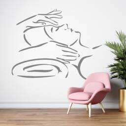 Spa Facial Wall Decal Beauty Salon Decor Z141 - thumbnail 2