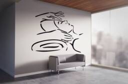 Spa Facial Wall Decal Beauty Salon Decor Z141 - thumbnail 1