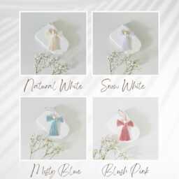 Macrame Mini Angels - Baptism Angel Gift Christening Keepsakes Confirmation Holy Communion Favours Boho Christmas Tree Ornaments - thumbnail 3