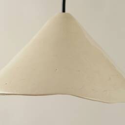 Handmade Ceramic Pendant Light Kitchen Island Lighting Organic Modern Wabi Sabi Lamp Rustic Farmhouse Breakfast Bar - thumbnail 4