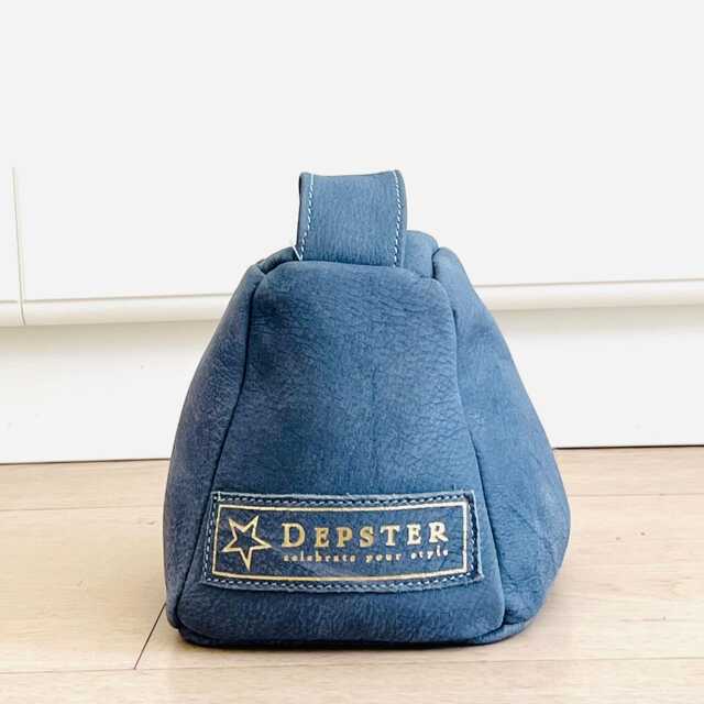 Hand Made Luxury Door Stop in Jeans Coloured Nubuck Leather, Out Of Filled With Sand. Cute & Practical. Great Gift - image 1