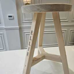 Personalised- The Heatherfold Stool - Our Most Popular Stool Is Available With Custom Engraving To Celebrate Your Special Person Or Occasion - thumbnail 4