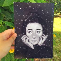 starlight Art Print - Poster Aesthetic & Dreamy Illustration Wall Decor Print Summer Home Spring Present - thumbnail 3