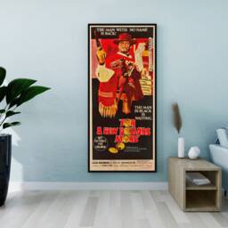 Large Wood Wall Art For A Few Dollars More Poster, Fanart Cinema Poster On For This Clint Eastwood Movie Lover, Extra Large Canvas - thumbnail 3