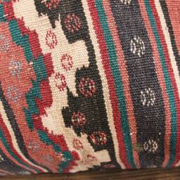 Vintage Kilim Pillow Cover - 16 Inch, Hand Woven Turkish Cushion - thumbnail 3