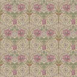 Custom Made William Morris Honeysuckle Rose Blackout Lining Curtains 3 - thumbnail 3